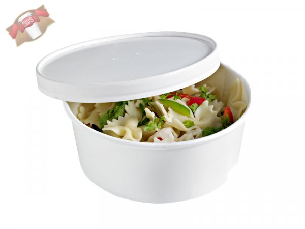 360 Stk. To Go-Becher Suppe/Salat "Buckaty" rund weiß 900 ml