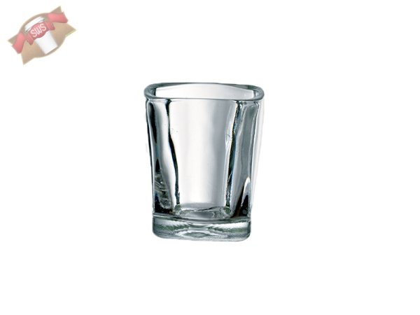 48 Stück Bio SHOT Glas Schnapsgläser quadratisch Ø 50mm H60mm 50ml