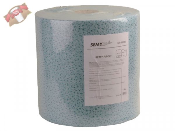 1 Rolle Profi Putztuchrolle Ø 32 cm - 500 Blatt a 29x37 cm, blau