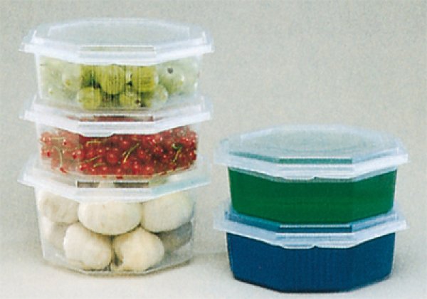 50 Stk. Haushaltsboxen Salatschalen Achteckbecher 500 ml