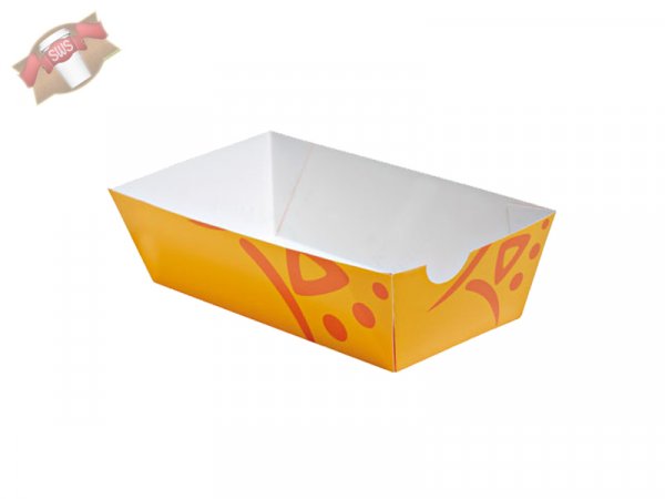 100 Stk. Pappschalen Grillschalen Pommesschalen groß Whizz