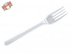 100 Stk. Gabel Mehrweg-Gabeln 18 cm transparent