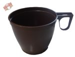60 Stk. Kaffeetasse Einwegtasse Tasse braun 180 ml