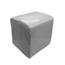 5000 Stk. Servietten 33 x 33 cm  aus Zellstoffpapier – 1-lagig, 1/8 Falz, weiß