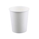 50 Stk. Coffee to Go Becher Pappbecher 200 ml 8 oz weiß