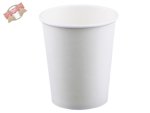 50 Stk. Coffee to Go Becher Pappbecher 200 ml 8 oz weiß