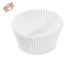 1000 Stk. Gebäckkapseln Muffinförmchen weiß Ø 50x32 mm