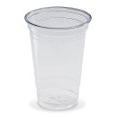 50 Stk. Clear Cup Becher PET 400 ml 16 oz Ø 95 x 122 mm