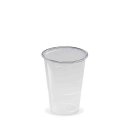 50 Stk. Trinkbecher 0,25 l 250 ml Ø 78 mm klar PP