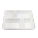 200 Stk. Menüteller XPS 4-geteilt 300 x 265 x 30 mm weiß