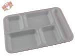 200 Stk. Menüteller Menütablett XPS 5-geteilt ERZE 35,1 x 26,4 x 2,7 cm