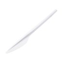 100 Stk. Mehrwegbesteck Messer 16-18 cm weiß