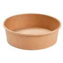100 Stk. Salatschale 1090 ml – 38 oz – PAP – Ø 168 x 64 mm – braun