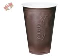 70 Stk. Automatenbecher Kaffeebecher 180 ml braun to go