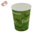 1000 Stk. Bio Kaffeebecher Coffee to go 300 ml 12 oz bedruckt