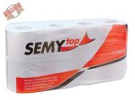 56 Rollen Toilettenpapier 3-lagig 250 Blatt weiß WC Zellstoffpapier